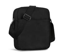 Lesbyit Waterproof Shoulder Bag for Men & Women, Adjustable Strap & Waterproof Small Crossbody Bag for Work, Travel, Hiking - Lightweight Shoulder Backpack whit 3 Pockets Design (Pure Black)