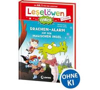 Leselöwen Comics 1. Klasse - Drachen-Alarm auf der magischen Insel: Die Nr. 1 für den Lesestart als Comic-Buch! - Mit Leselernschrift ABeZeh - Erstlesebuch für Kinder ab 6 Jahren