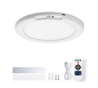 Leselux Motion Sensor Ceiling Light, Battery Operated Sensor Light, 1 Pack