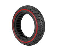 Lesetrker 60/70-7.0 Solid Rubber Tyres, 10 Inch Off-Road Tyres Only for Xiaomi 4Pro Electric Scooter, Tyre Replacement Parts (LL60/70-7.0ST-red)