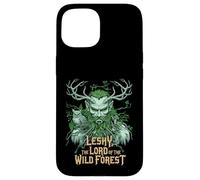 Leshy Slavic Forest Spirit Antlers Wild Nature Myth Case for iPhone 15