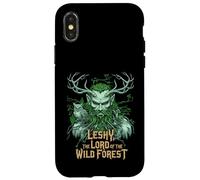 Leshy Slavic Forest Spirit Antlers Wild Nature Myth Case for iPhone X/XS