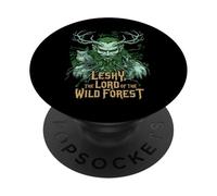 Leshy Slavic Forest Spirit Antlers Wild Nature Myth PopSockets Adhesive PopGrip