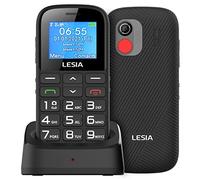 LESIA EZ1 Mobile Phones For Elderly, Dual Sim Unlocked Senior Big Button Basic Mobile Phone With Sos Emergency Button, 0.08MP Camera, 1400mAh Battery, 2G
