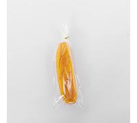 Lesibag 100 Bread Bags with Ties - Vented Micro Perforated Baguettes Bags for Homemade Bread and Bakery Loaf Adjustable Reusable - 6 x 16.5 Inch