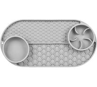 Lesipee Licking Mat for Dogs and Cats, 4 in 1 Slow Feeder Dog Bowl with Non-Slip Design, Dishwasher Safe, Anxiety Relief Dog Toys Feeding Mat for Butter Yogurt Peanut, Cat Food Mat Lick Pads…
