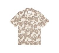 Lesley Flower Jacquard Ss Shirt - male - Les Deux - Short Sleeve Shirts - Multicolor - L - Shirts L