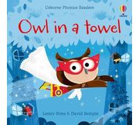 Lesley Sims Owl in a Towel Book Lesley Sims Multicolor
