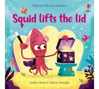 Lesley Sims Squid Lifts the Lid Paperback Book in White Lesley Sims White