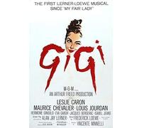 Leslie Caron Maurice Chevalier "GIGI" Vintage Movie Poster Various sizes (A2 Size 42 x 61 cms)