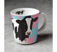 Leslie Gerry Bone China Mug, Friesian Cow