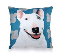 Leslie Gerry English Bull Terrier Cushion Cover Gift
