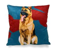 Leslie Gerry German Shepherd Cushion Cover Dog Gift