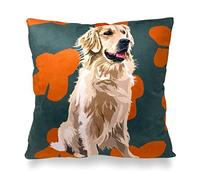 Leslie Gerry Golden Retriever Cushion Cover Dog Gift