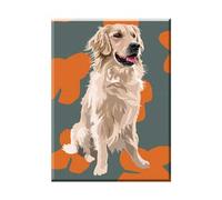 Leslie Gerry Golden Retriever Magnet Dog Gift