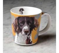Leslie Gerry Mug Spaniel Yellow And Grey