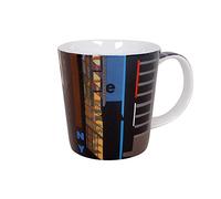 Leslie Gerry New York Broadway Mug, 100% Fine Bone China, Capacity 320ml, Dishwasher & Microwave Safe, Cylindrical Mug