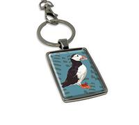 Leslie Gerry Puffin Keyring Keychain Gift