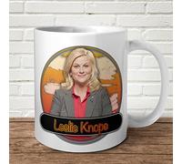 Leslie Knope Homage Mug Gift Parks and Rec Birthday Funny Comedy Present Pawnee 11oz Ceramic Mug
