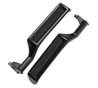 LesNau Interior Metal Door Handle Front Left Driver Passenger E7TZ-1522600-A E7TZ-1522601-A for 1987-1996 Ford Bronco F150 F250 F350 F53 F59 F800, Replace 77178, 77177 (Black 2Pcs)