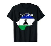Lesotho T Shirt Lesotho Cards Lesotho Flag for Men and Women T-Shirt