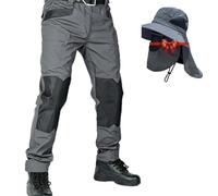 Lespartan Motorcycle Tactical Pants, Le Spartan Motorcycle Tactical Pants, Men's Lightweight Waterproof Ripstop Cargo Pant (Gray,XL)