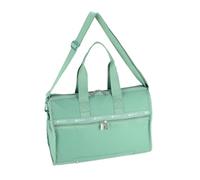 LeSportsac Sage Green Deluxe Medium Weekender Crossbody Bag, Style 4318/Color R180, Fashion Trending New Soothing & Earthy Neutral, Sage Green Celebrates Strength & Renewal, Tranquil Elegance, Sage