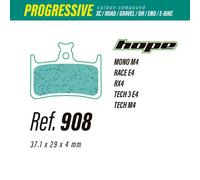 Less Brakes Progressive Carbon Hope Mono M4-race E4-rx4-tech 3 E4-m4 Disc Brake Pads One Size Multicolor