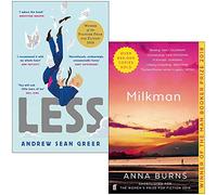 Less By Andrew Sean Greer & Milkman By Anna Burns 2 Books Collection Set