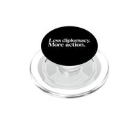 Less Diplomacy. More Action. Graphic PopSockets PopGrip for MagSafe