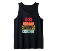 Less Drama More Crochet Tank Top