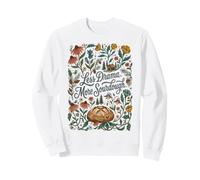 Less Drama More Sourdough Cozy Cabin Bread Lover Baking Sweatshirt