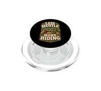 Less Hustle More Hiding Sloth Humor PopSockets PopGrip for MagSafe