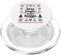 Less Jingle More Hygge Christmas Swedish Norwegian Danish PopSockets PopGrip for MagSafe