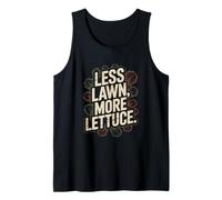 Less Lawn More Lettuce Backyard Garden Movement Tank Top
