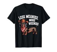 Less Meanies More Weenies Dachshund T-Shirt