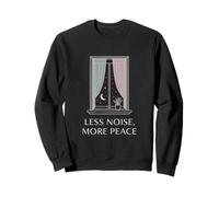 Less Noise More Peace Minimalist Mindfulness Sweatshirt