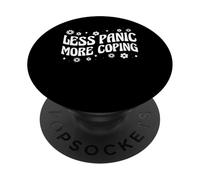 Less Panic More Coping School Counselor PopSockets Adhesive PopGrip