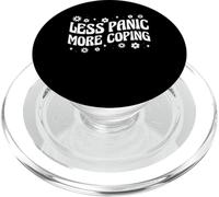 Less Panic More Coping School Counselor PopSockets PopGrip for MagSafe