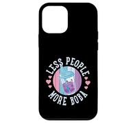 Less People More Boba Funny Retro Vintage Style Boba Case for iPhone 12 mini