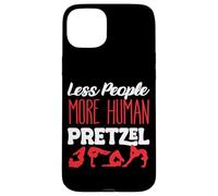 Less People More Human Pretzel Contortionist Contortion Yoga Case for iPhone 15 Plus