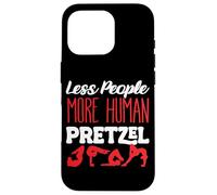 Less People More Human Pretzel Contortionist Contortion Yoga Case for iPhone 16 Pro