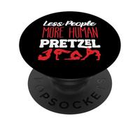 Less People More Human Pretzel Contortionist Contortion Yoga PopSockets Adhesive PopGrip