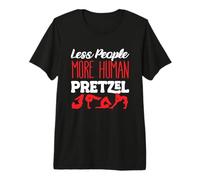 Less People More Human Pretzel Contortionist Contortion Yoga Premium T-Shirt