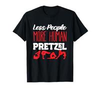Less People More Human Pretzel Contortionist Contortion Yoga T-Shirt