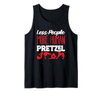 Less People More Human Pretzel Contortionist Contortion Yoga Tank Top