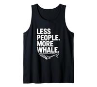 Less People More Whale Tank Top