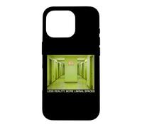 Less Reality More Liminal Spaces Weirdcore Art Case for iPhone 16 Pro
