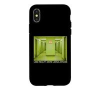 Less Reality More Liminal Spaces Weirdcore Art Case for iPhone X/XS