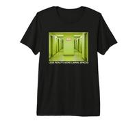 Less Reality More Liminal Spaces Weirdcore Art Premium T-Shirt